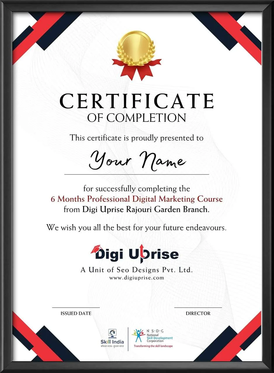 Professional course digital marketing institute in rajouri garden