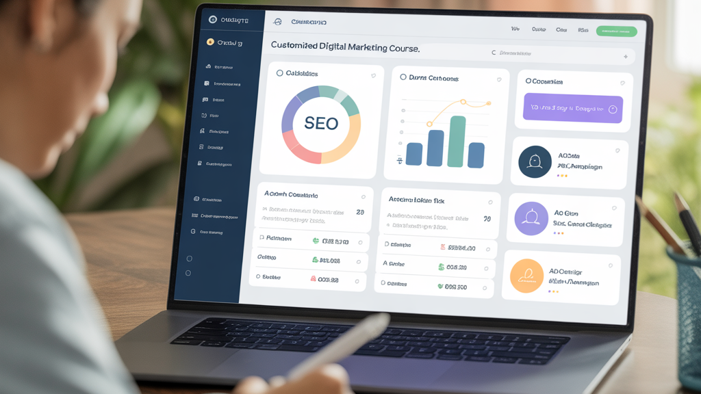 Customized digital marketing course