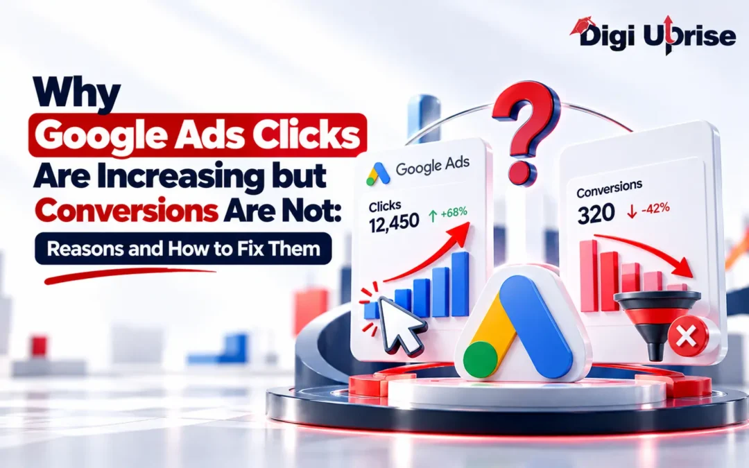 Why Google Ads Clicks Are Increasing but Conversions Are Not: Reasons and How to Fix Them